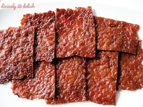 Chinese Pork Jerky (Bak Kwa)  Divinely Delish